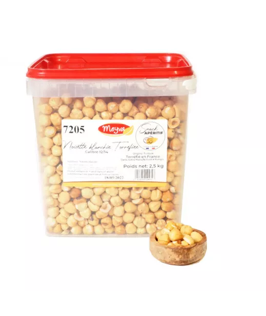 SNACK APERITIF - NOISETTE BLANCHIE 12/14 - Torréfié en France 2.5KG